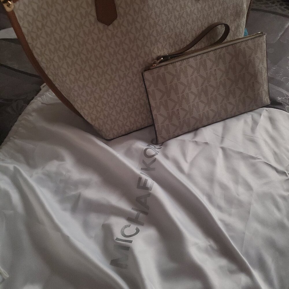 Handbag and Wristlet